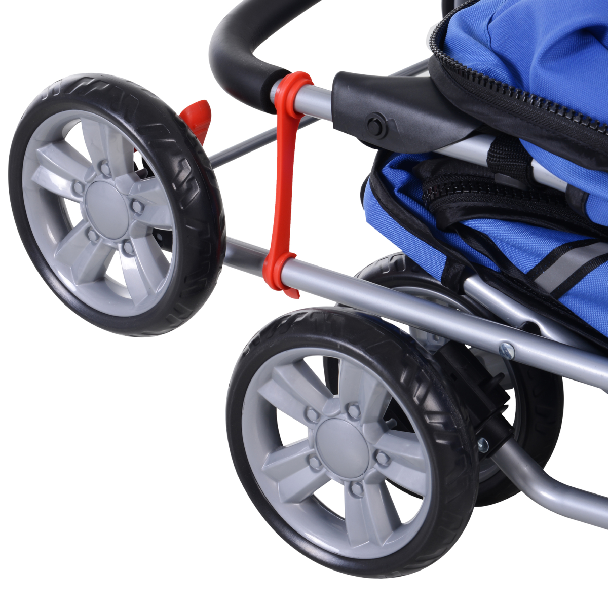 Pet Stroller Cat Dog Jogger Puppy Pushchair Travel Cart Carrier Walk 4 Wheels