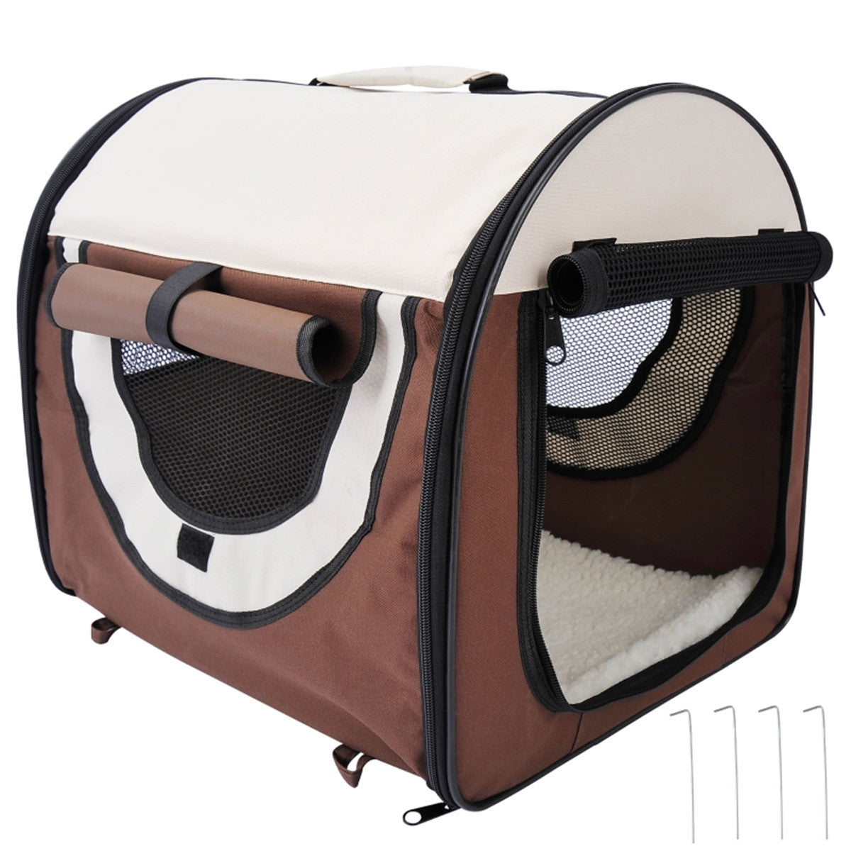 Comfort Pet Carrier Bag, Breathable Soft-Sided Travel Carrier for Small Pets (HTML)