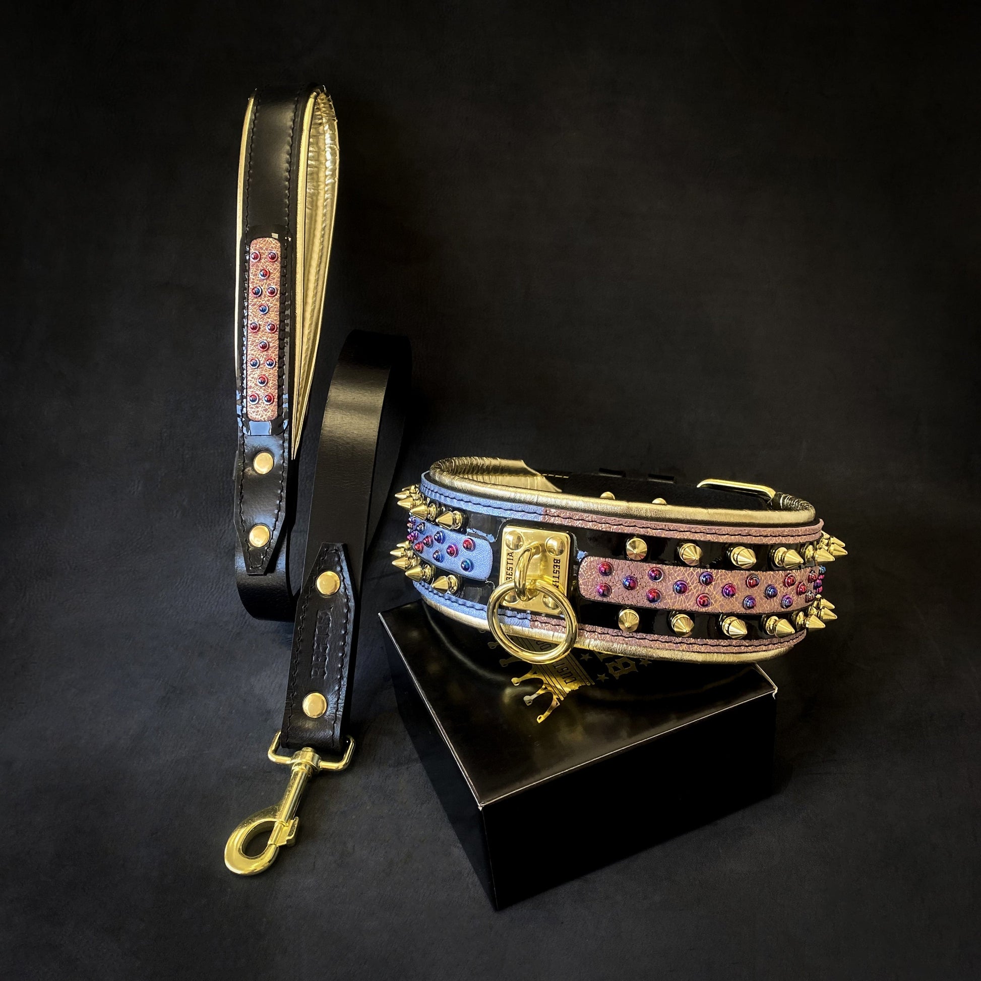 The Candy Dog Collar Black-2