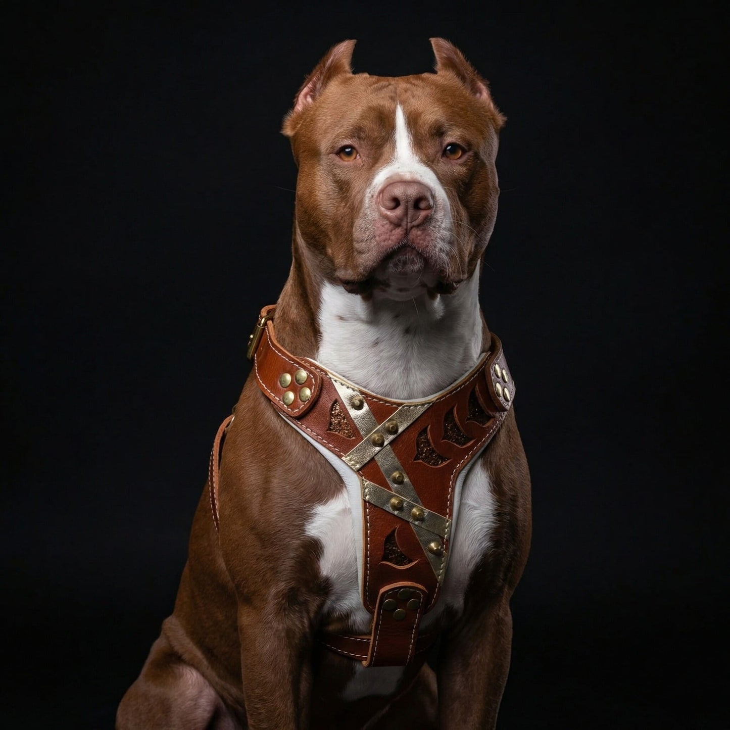 The "Hermes" leather harness -  Large and Giant Breeds-2